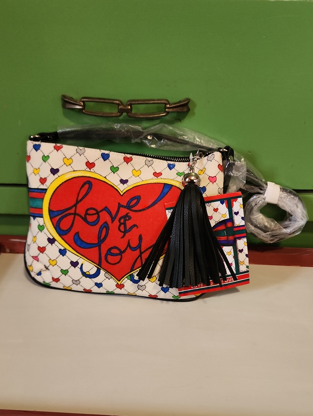 Brighton Tom Clancy "Love & Joy" limited Edition  Cansvas Crossbody Bag